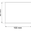 Liukueste Habo 4031, 100x85mm, solukumi