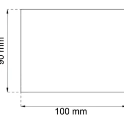 Liukueste Habo 4031, 100x85mm, solukumi