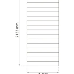 Liukuovi Habo Easy, mänty/musta, etuasennus, eri vaihtoehtoja