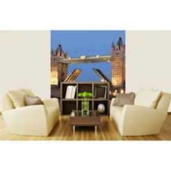 Maisematapetti Dimex Tower Bridge At Night, 225x250cm