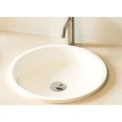 Malja-allas Bathco Belted, Ø420mm, mattavalkoinen