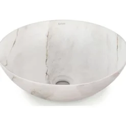 Malja-allas Bathco Lys, Ø400mm, calacatta