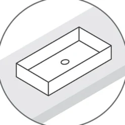 Malja-allas Bathco Mimika Ø380mm, luonnonkivi, eri värejä