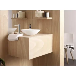 Malja-allas Bathco Piamonte, Ø420mm, mattavalkoinen