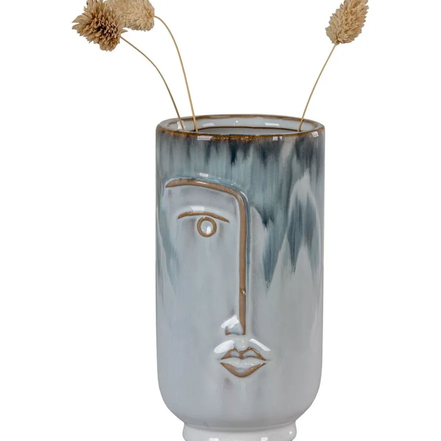Maljakko House Nordic Vase, ø9x17cm, keramiikka, sininen