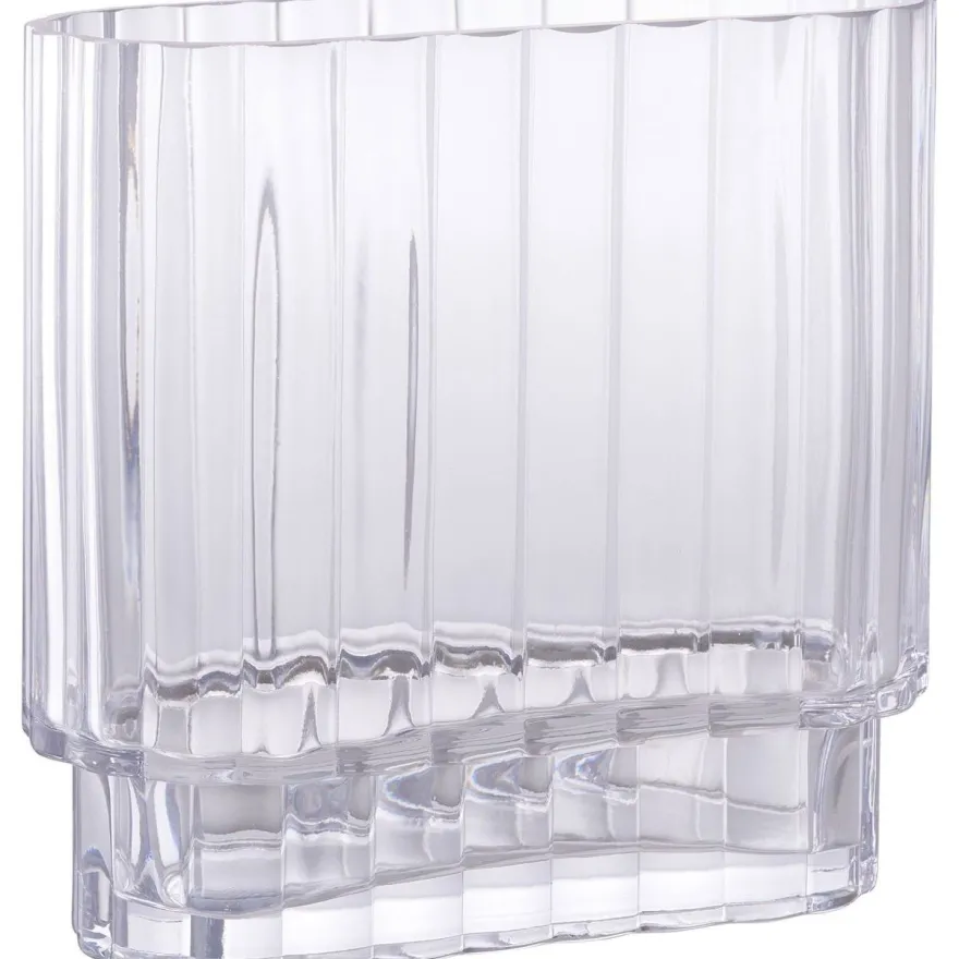 Maljakko House Nordic Vase, 20x9x19.5cm, kirkas lasi