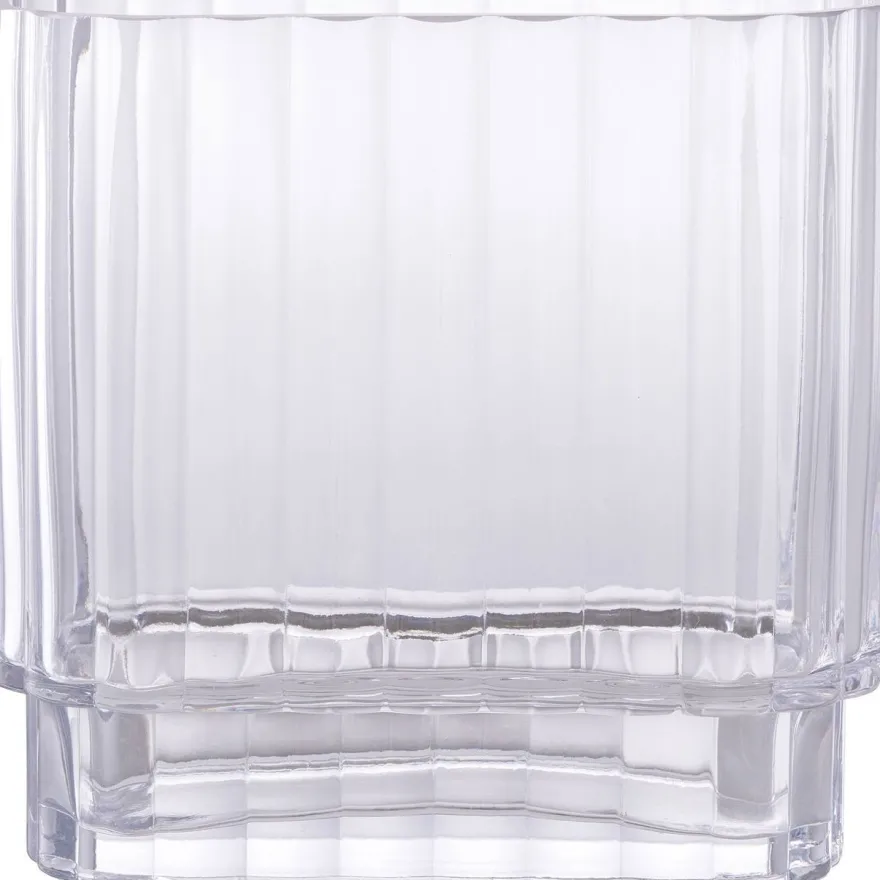 Maljakko House Nordic Vase, 20x9x19.5cm, kirkas lasi