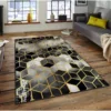 Matto Linento ASR CRPT-92, 160x230cm, musta/kulta