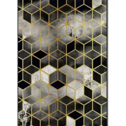 Matto Linento ASR CRPT-92, 160x230cm, musta/kulta