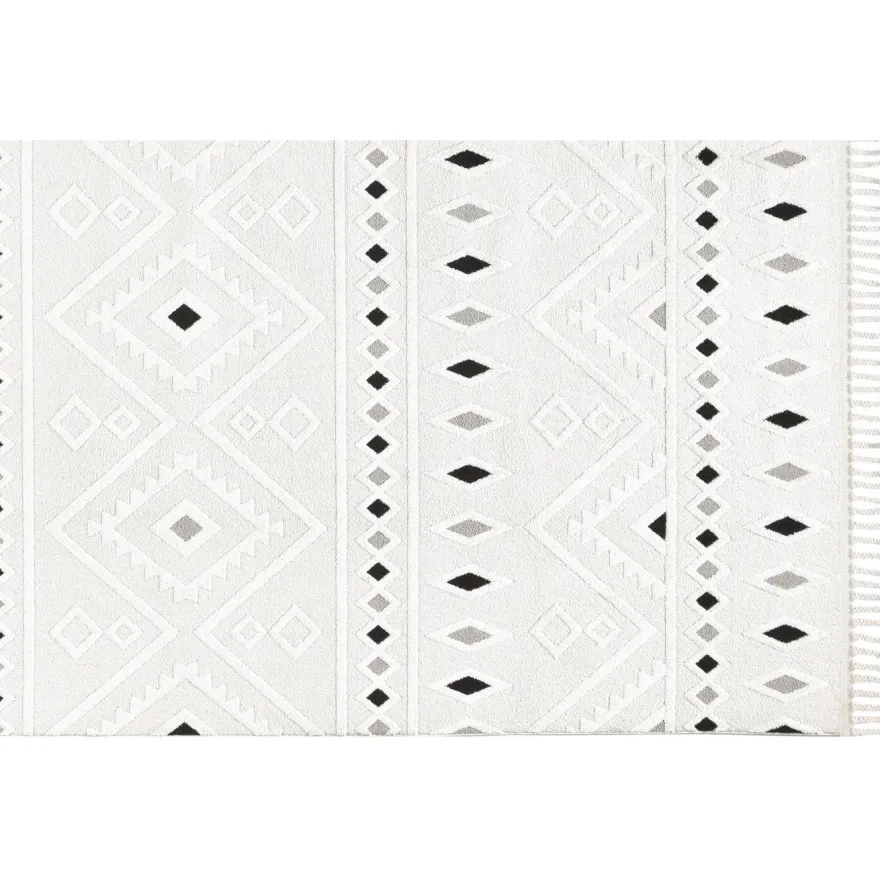 Matto Linento Bubba, 100x200cm, harmaa