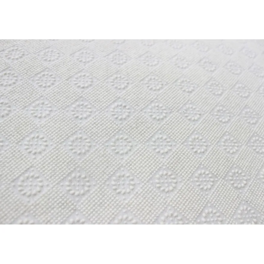 Matto Linento EXFAB296, 100x150cm, mustavalkoinen/vaaleanpunainen