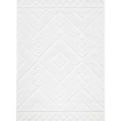 Matto Linento Geo, valkoinen, eri kokoja