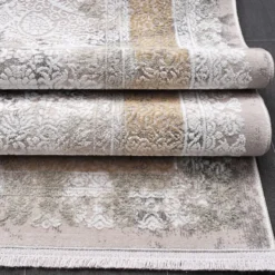 Matto Linento Helli, 200x290cm, harmaa/beige