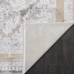 Matto Linento Helli, 200x290cm, harmaa/beige