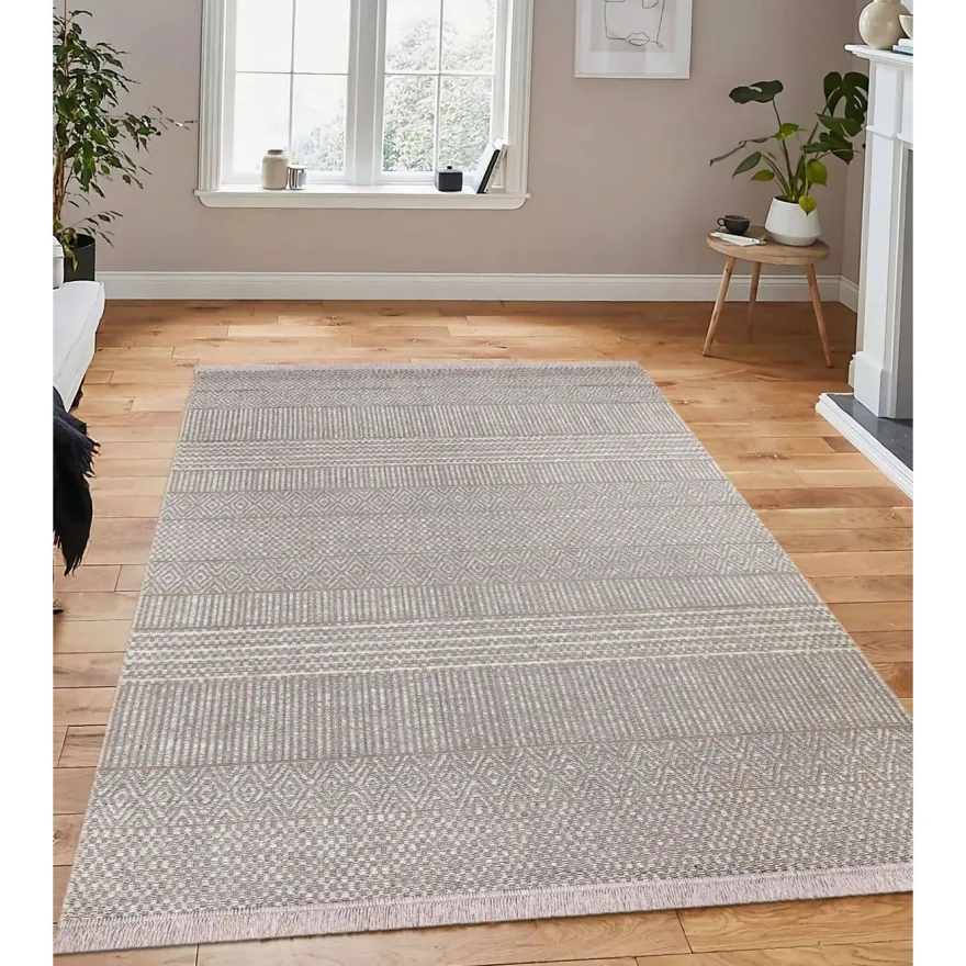 Matto Linento Latte, 200x290cm, beige