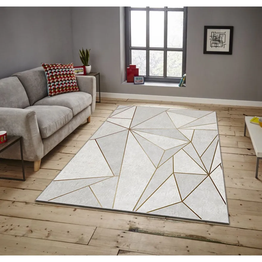Matto Linento Quinton, 160x230cm, harmaa