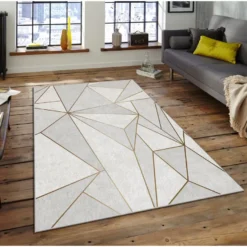 Matto Linento Quinton, 160x230cm, harmaa