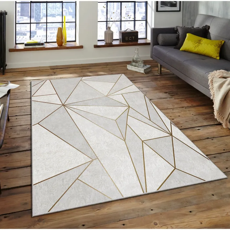 Matto Linento Quinton, 160x230cm, harmaa