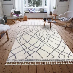 Matto Linento Solvik, 200x290cm, vaaleanharmaa