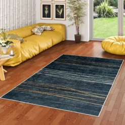 Matto Linento Wenara 60x100cm tummanharmaa