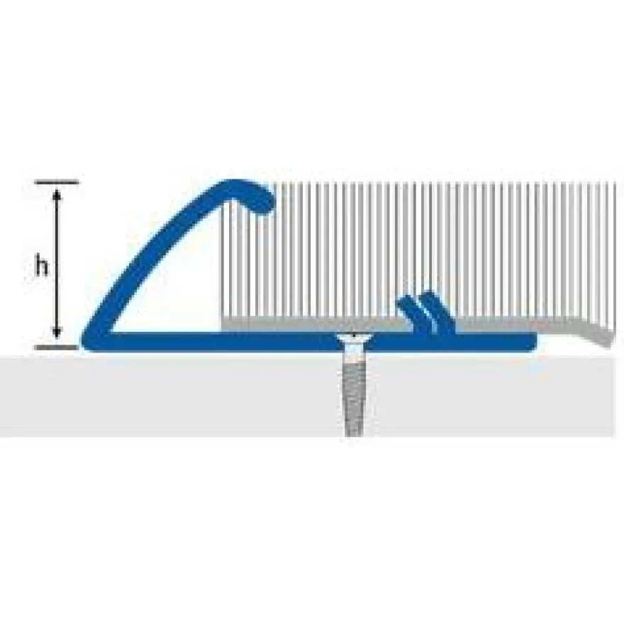 Mattolista Euroshrink alumiini 268a, 8-12mm x 2.5m, eri värejä
