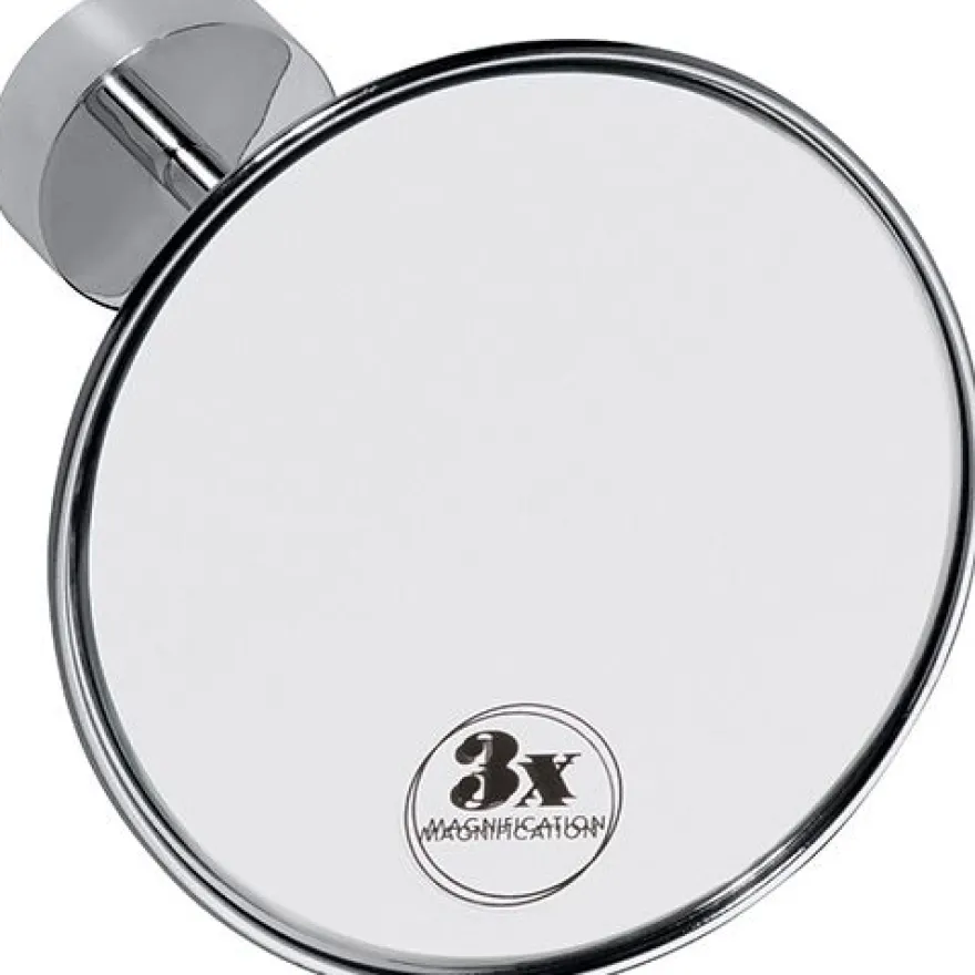 Meikkipeili Bemeta Omega, ø 140 mm, hopea