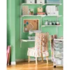 Melamiinihylly Elfa 40 Classic, 1800x400x19mm, valkoinen