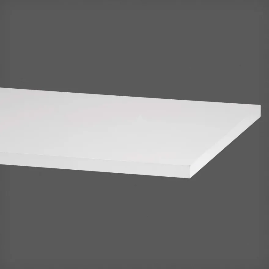 Melamiinihylly Elfa 40 Classic, 1800x400x19mm, valkoinen