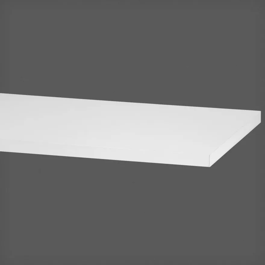 Melamiinihylly Elfa 30 Classic, 1200x300x19mm, valkoinen