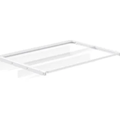 Mesh kenkähylly Elfa 40, ulosvedettävä, 605x430x96mm, valkoinen