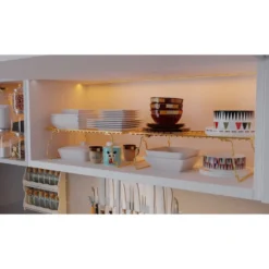 Metallinen pöytähylly Linento Furniture Dolap Ici Organizer, 15x19x42cm, kulta