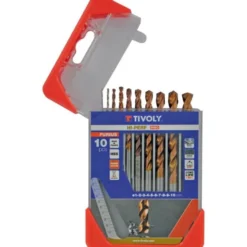 Metalliporanteräsarja Tivoly Furius Fusio HSS, 1–10mm, 10 kpl