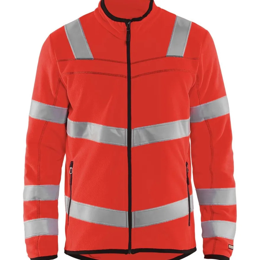 Microfleecepusero Blåkläder 4941 Highvis, huomiopunainen