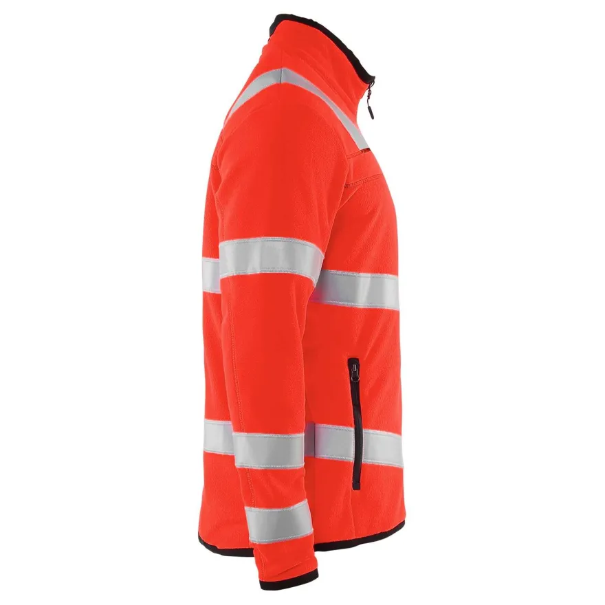Microfleecepusero Blåkläder 4941 Highvis, huomiopunainen