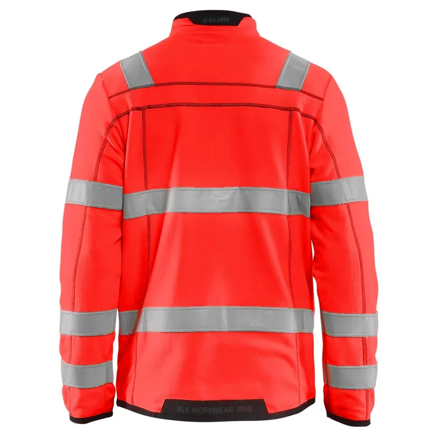 Microfleecepusero Blåkläder 4941 Highvis, huomiopunainen