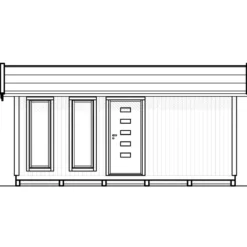 Mökki Vibostugan Julia 18.4m²