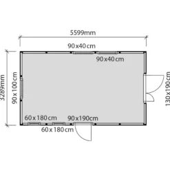 Mökki Vibostugan Julia 18.4m²