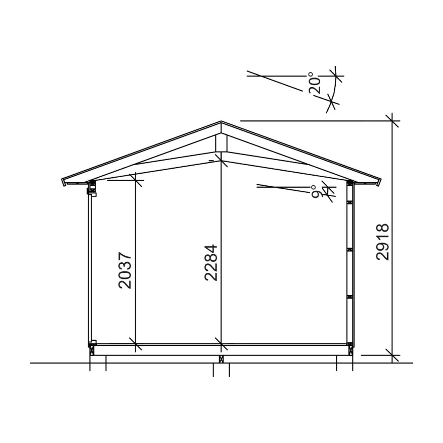 Mökki Vibostugan Julia 18.4m²