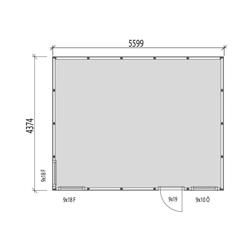 Mökki Vibostugan Lisa 25m²