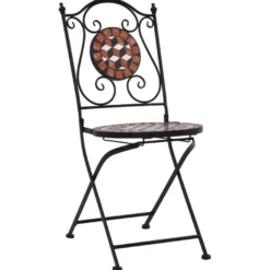 Mosaiikki bistrotuolit 2 kpl, keramiikka, eri värivaihtoehtoja