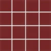Mosaiikkilaatta Pukkila Color Burgundy, himmeä, sileä, 47x47mm