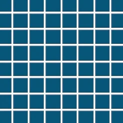 Mosaiikkilaatta Pukkila Color Petrol Blue, himmeä, sileä, 22x22mm