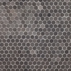 Mosaiikkilaatta Qualitystone Hexagon Mini Grey, 30x30mm