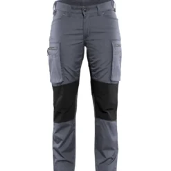 Naisten housut Blåkläder 7159 Stretch, harmaa/musta