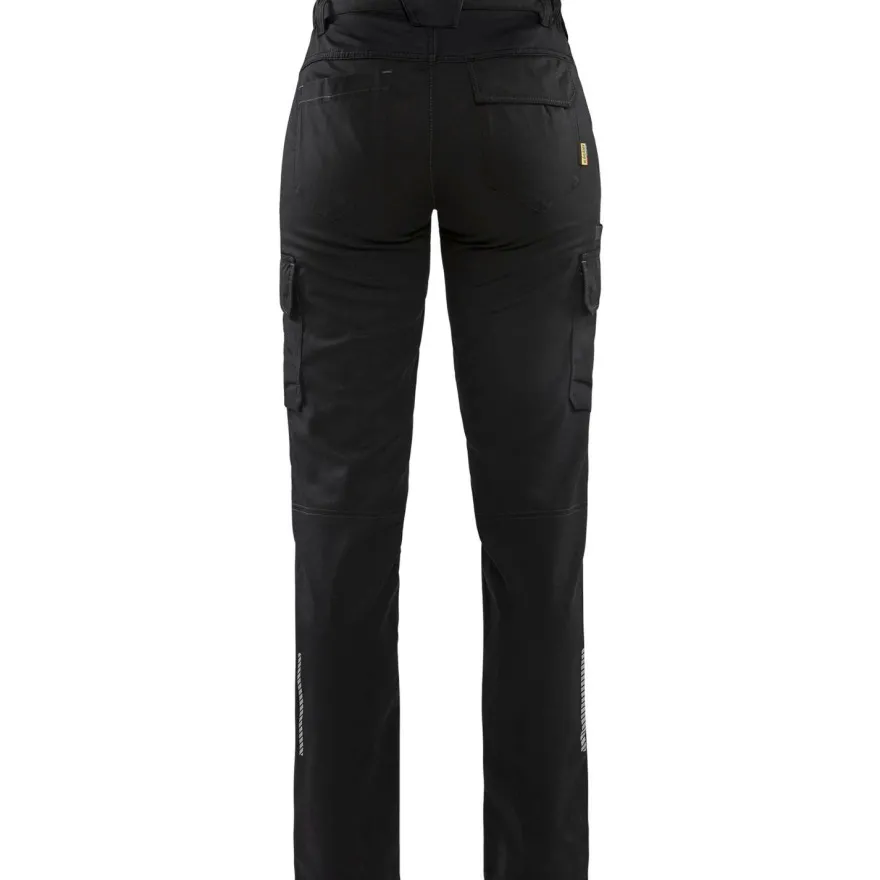 Naisten housut Blåkläder 7144 Stretch, musta