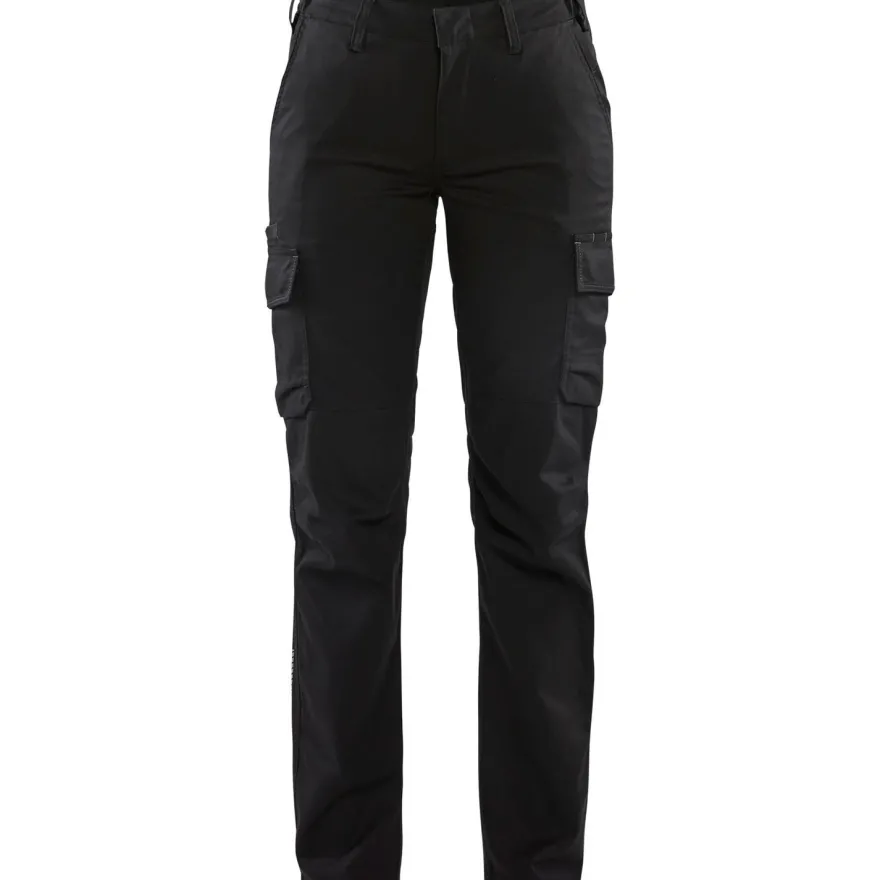 Naisten housut Blåkläder 7144 Stretch, musta