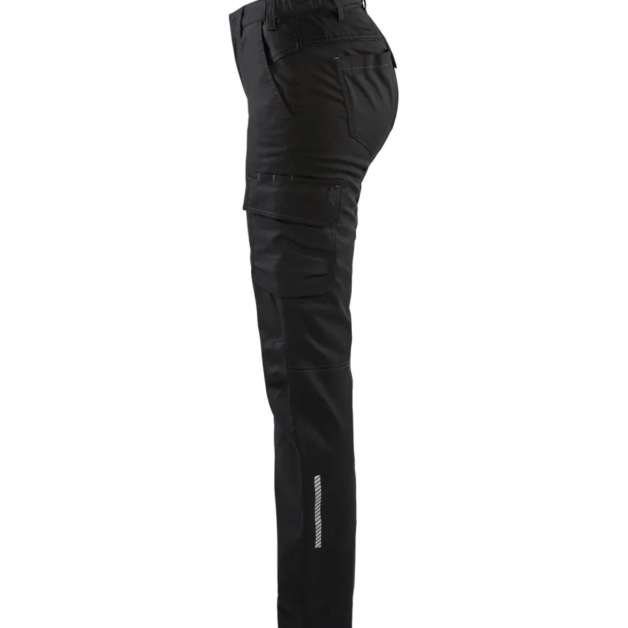 Naisten housut Blåkläder 7144 Stretch, musta