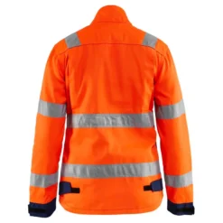 Naisten huomiotakki Blåkläder 4903 Highvis, huomio-oranssi/sininen