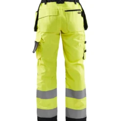 Naisten riipputaskuhousut Blåkläder 7156 Highvis, huomiokeltainen/musta