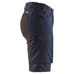 Naisten shortsit Blåkläder 7149 Stretch, tummansininen/musta